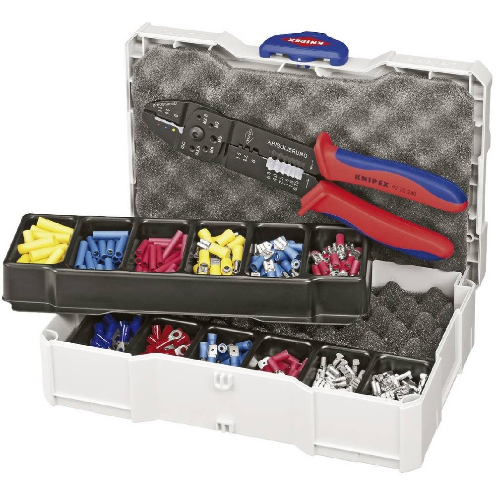Knipex Crimpzange Crimp-Set für Kabelverbinder 97 90 25