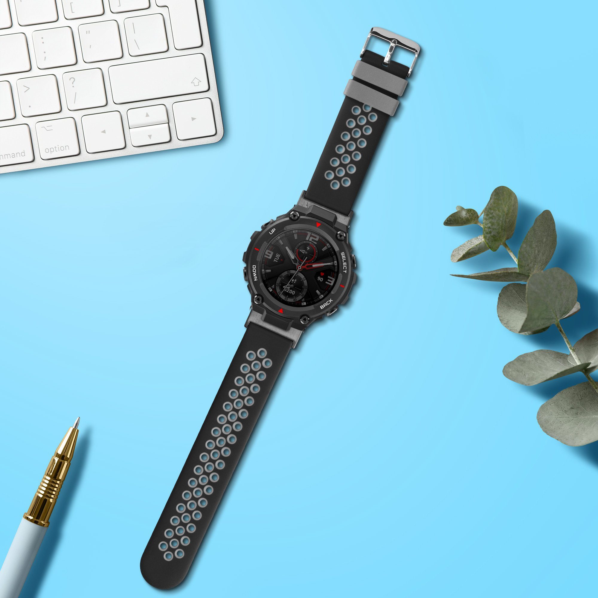 kwmobile Uhrenarmband für Huami Amazfit T-Rex / T-Rex Pro Armband Smartwatch, 1-tlg., Ersatzarmband für Fitnesstracker - Wechselarmband Smartwatch