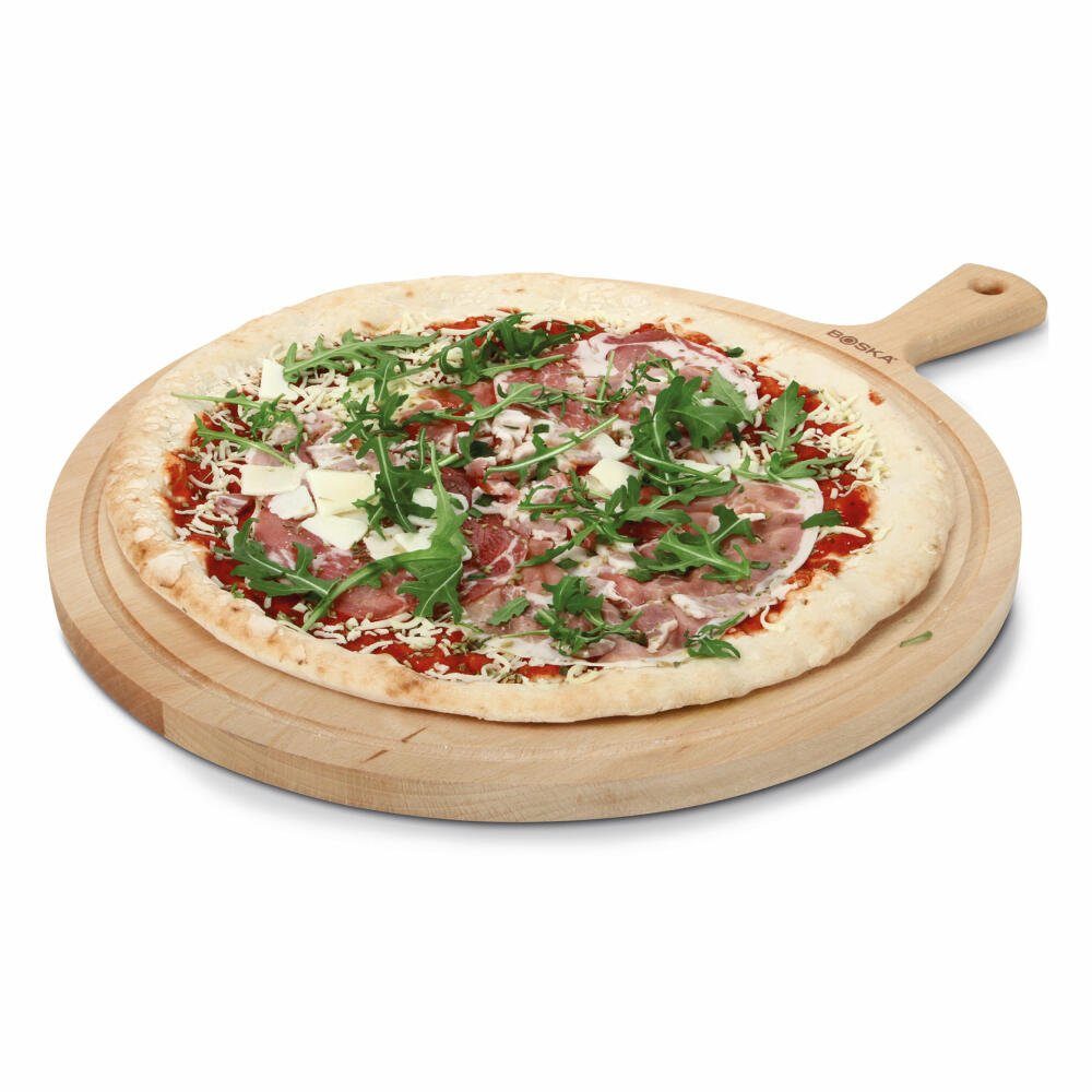 BOSKA HOLLAND Pizzaschneidebrett Explore Collection Amigo XL Pizza 53.5 cm, Buchenholz