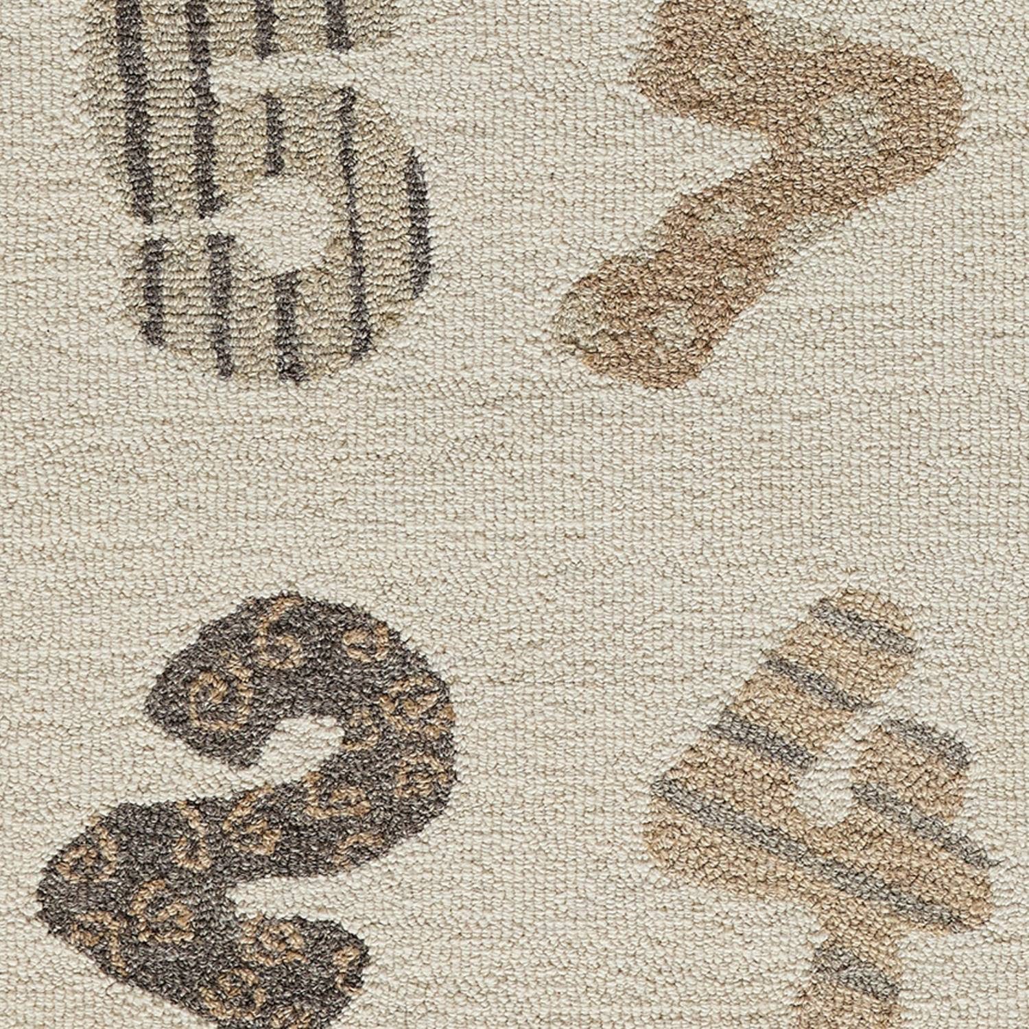 Natur Pur Teppich Natur Kids - Kinderteppich mit Zahlendesign, Rechteckig, handgetuftet