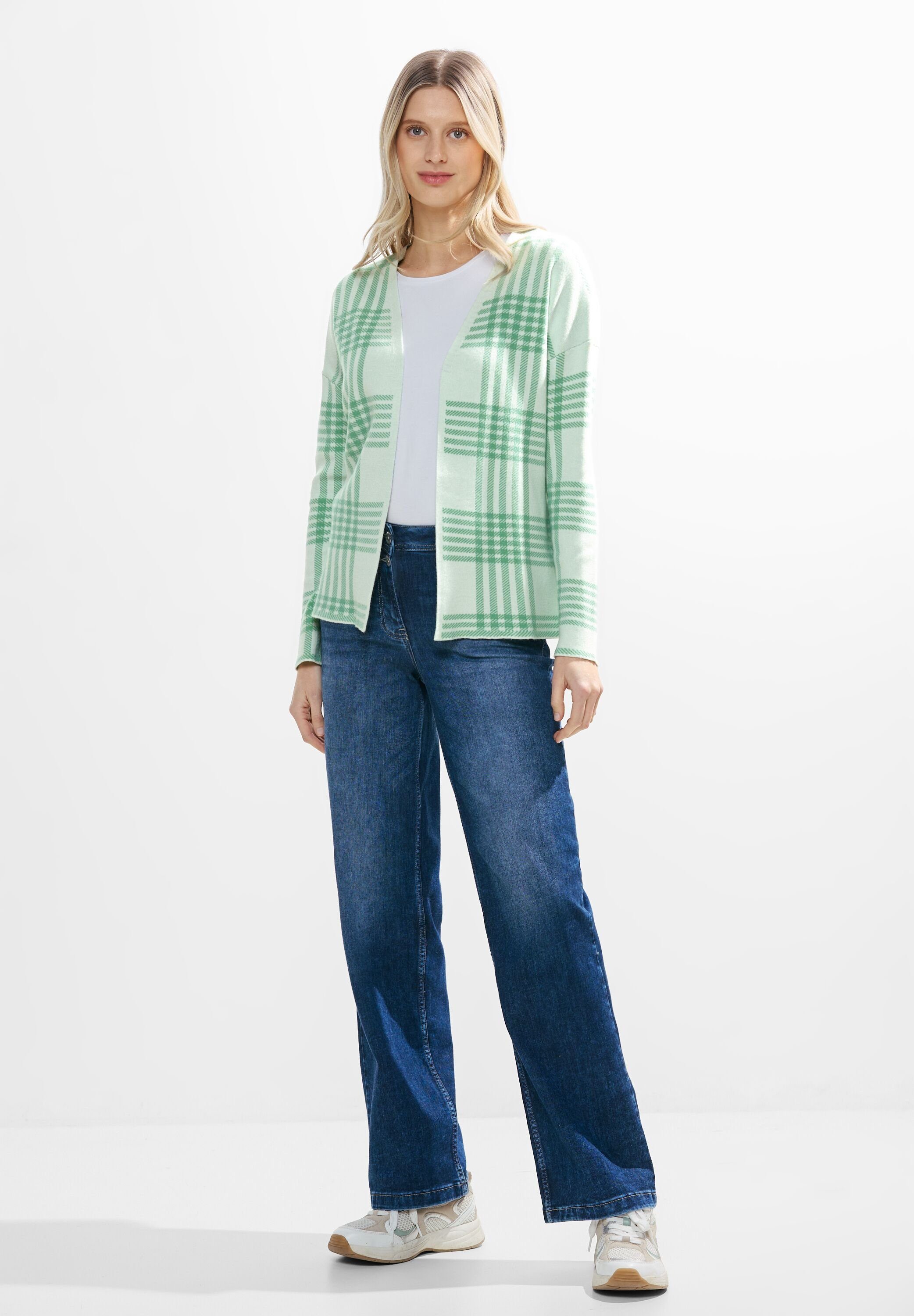 CECIL Strickjacke in Melange Optik