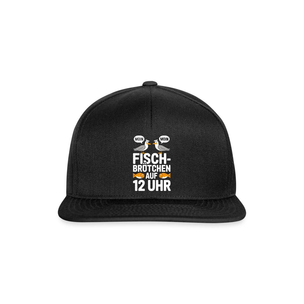 Spreadshirt Snapback Cap Moin Fischbrötchen Auf 12 Urlaubshumor Snapback Cap (1-St)