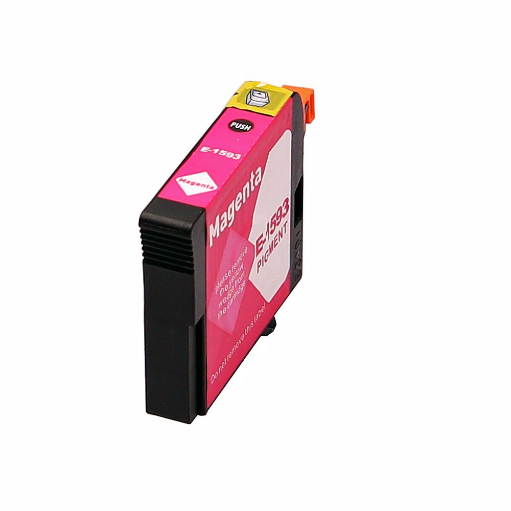 ABC Tintenpatrone (Kompatible Druckerpatrone für Epson T1593 Magenta Stylus Photo R2000)