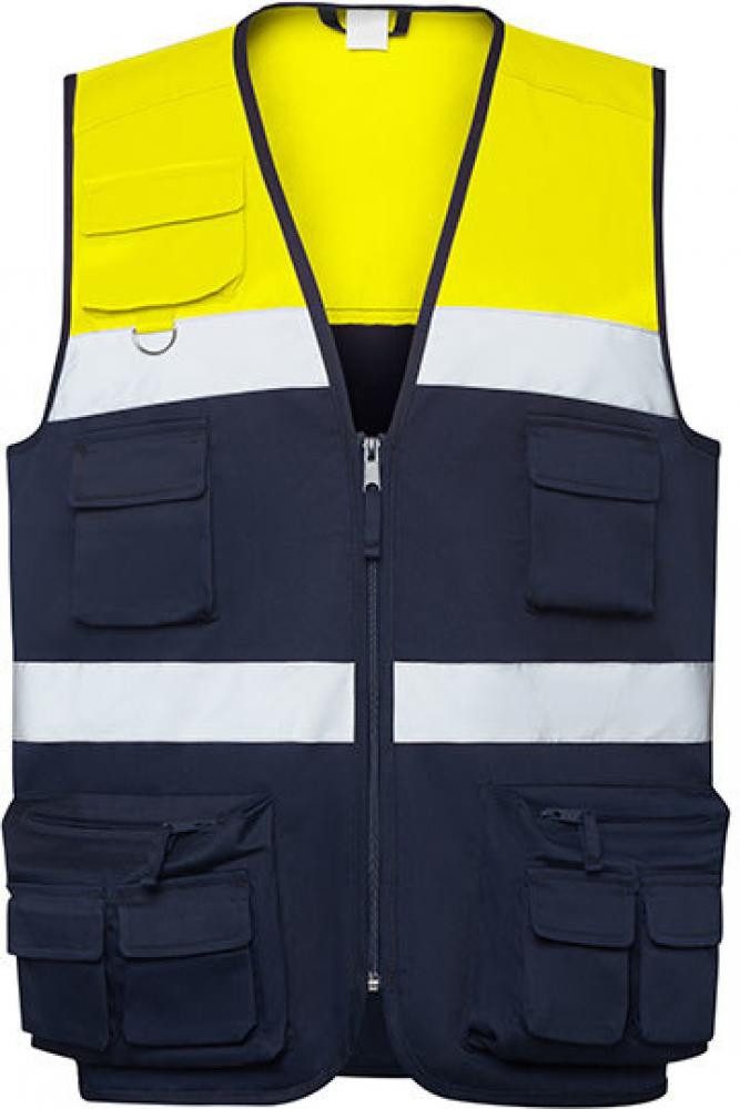 Roly Warnweste High visibility Multi-Pocket Vest Beta Sicherheitsweste