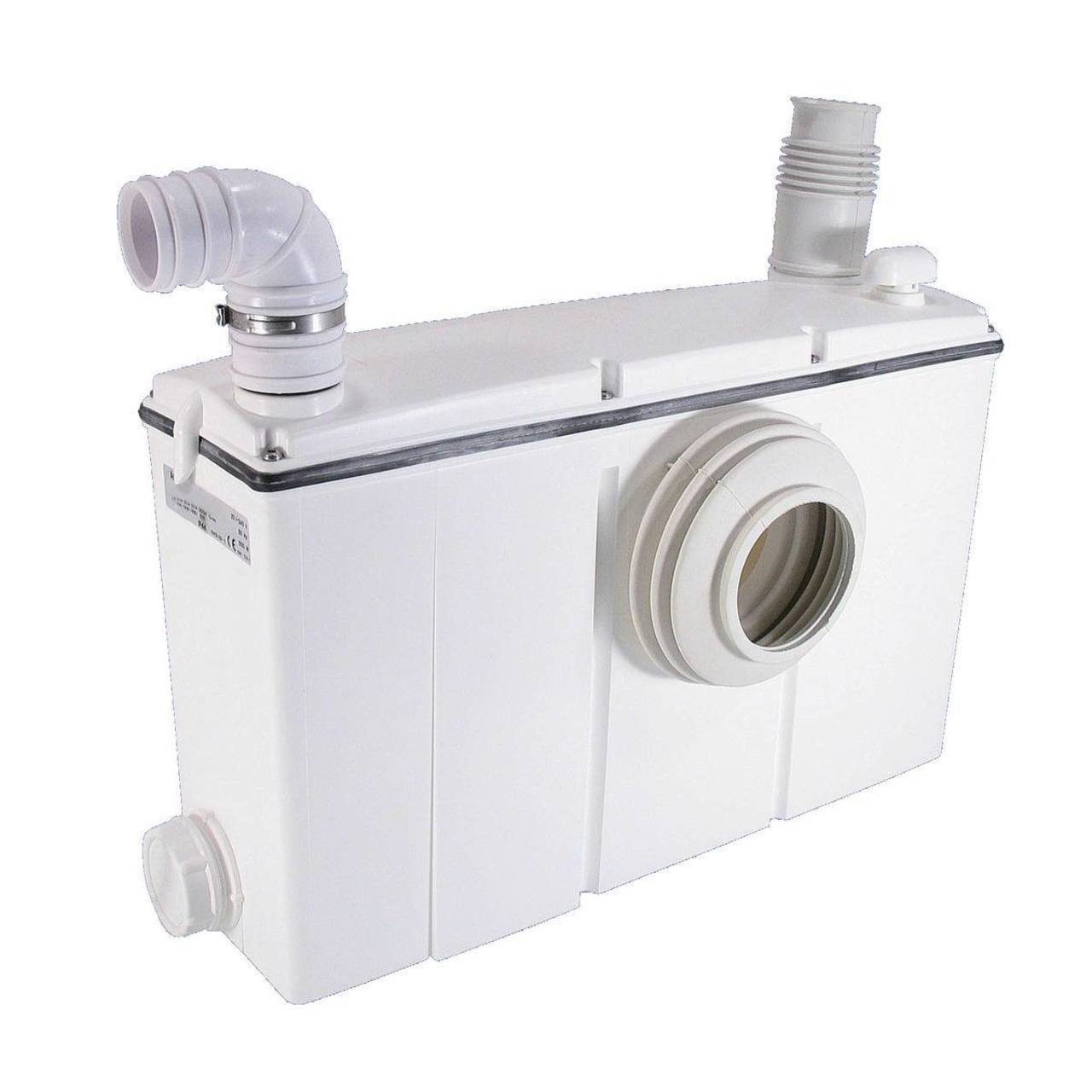 SETMA Hebeanlage Watergenie C (für fäkalienhaltiges Abwasser), Edelstahlmesser, Rückstauklappe