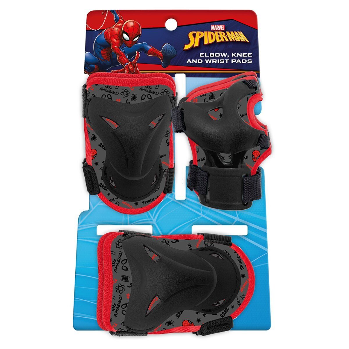 Spiderman Kinder-Schutzausrüstung Spiderman Knie- & Ellbogenschützer – Schutz für kleine Abenteurer