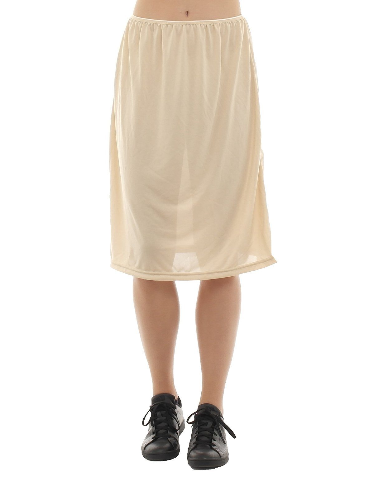 F&K-Mode Unterrock Maxi Unterrock Falten Gummibund Mit Gummibund günstig online kaufen