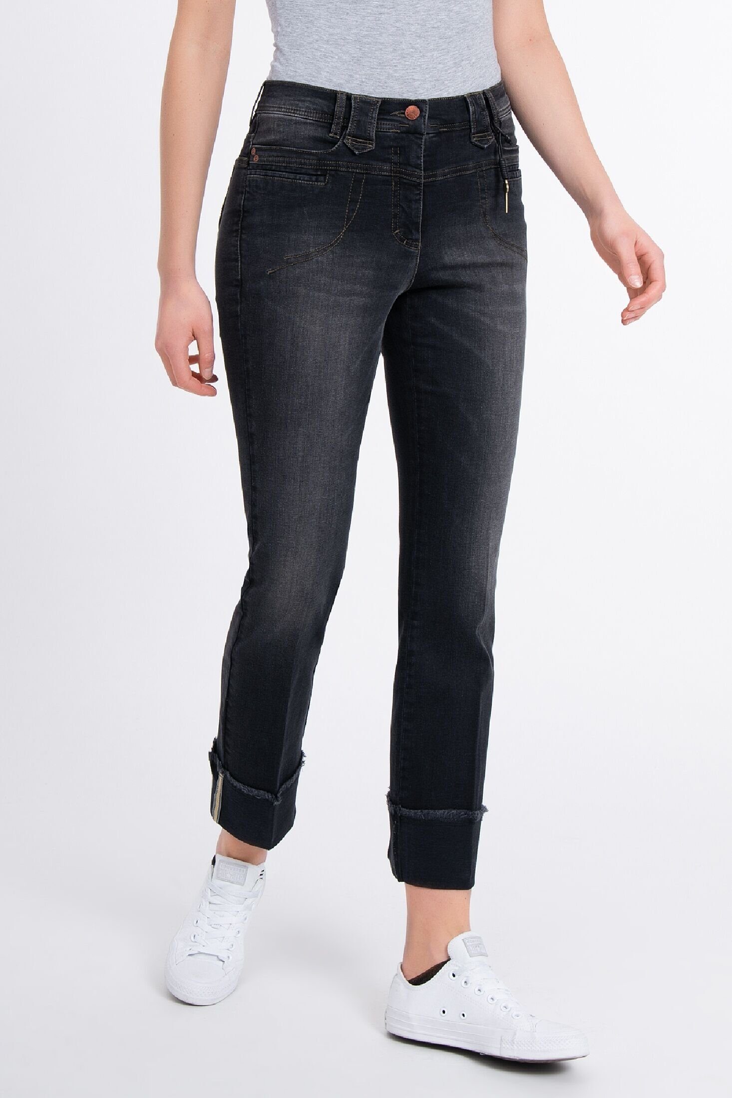 Recover Pants 5-Pocket-Jeans ALINA BLACK
