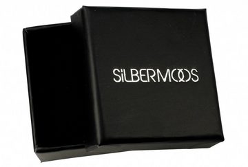 SILBERMOOS Paar Ohrstecker Ohrstecker aus 6 Beweglichen Einzelringen, 925 Sterling Silber