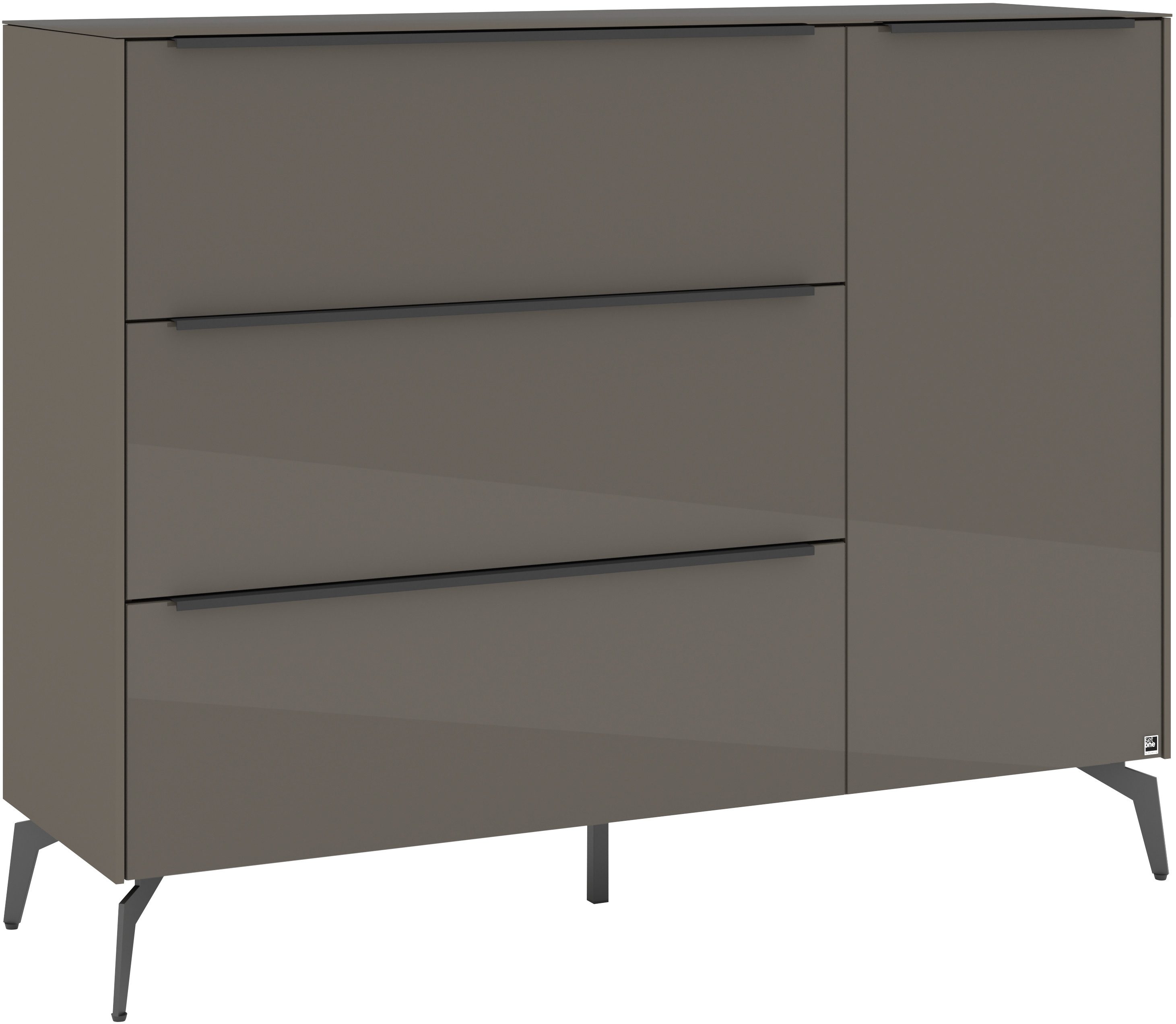 set one by Musterring Sideboard Reno (1 St), Mit Winkelfuß in diversen Farben, 109 cm Höhe & Farbauswahl