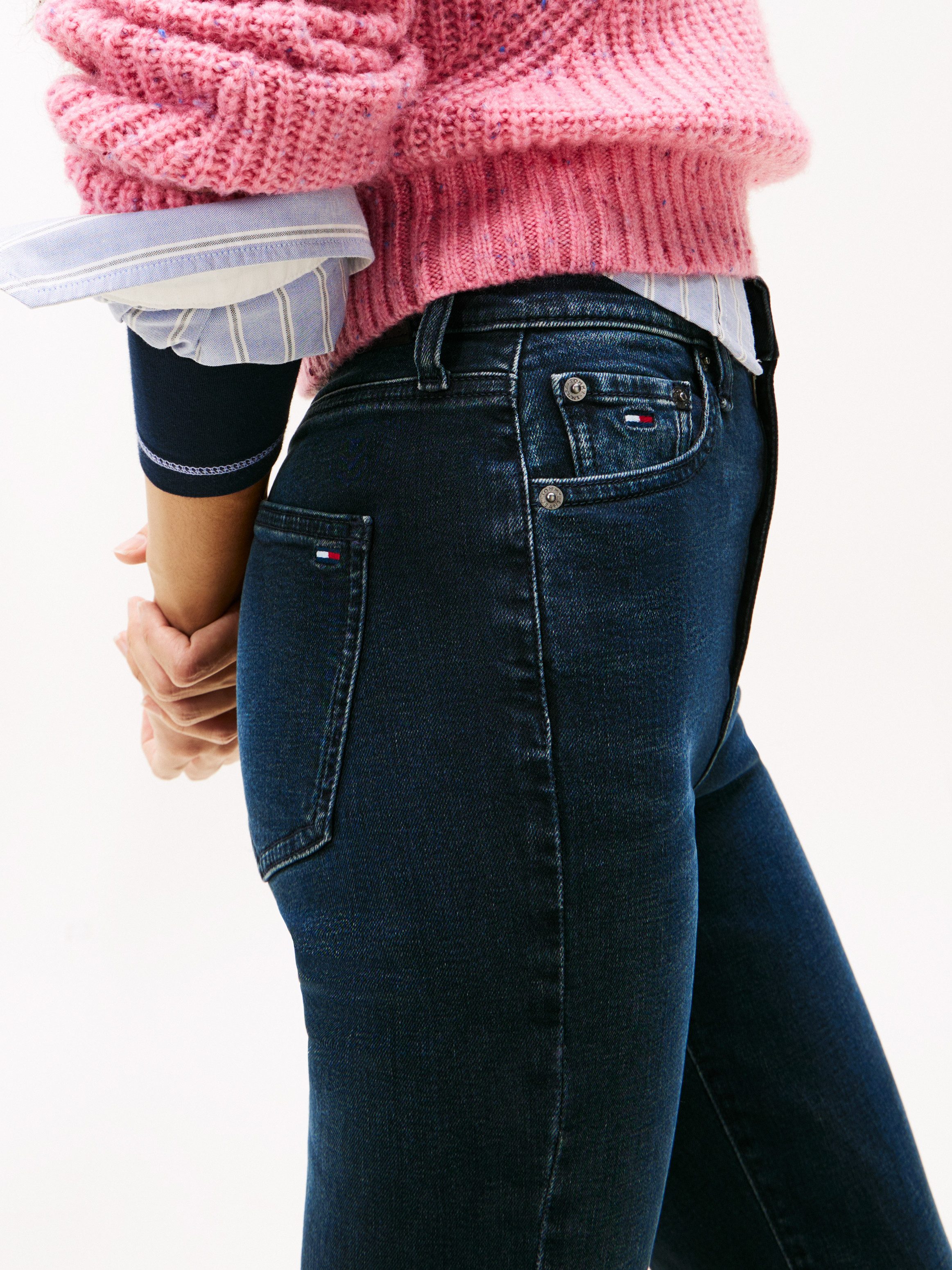 Tommy Jeans Bootcut-Jeans SYLVIA HGH FLR DI1261 in ausgestellter Form