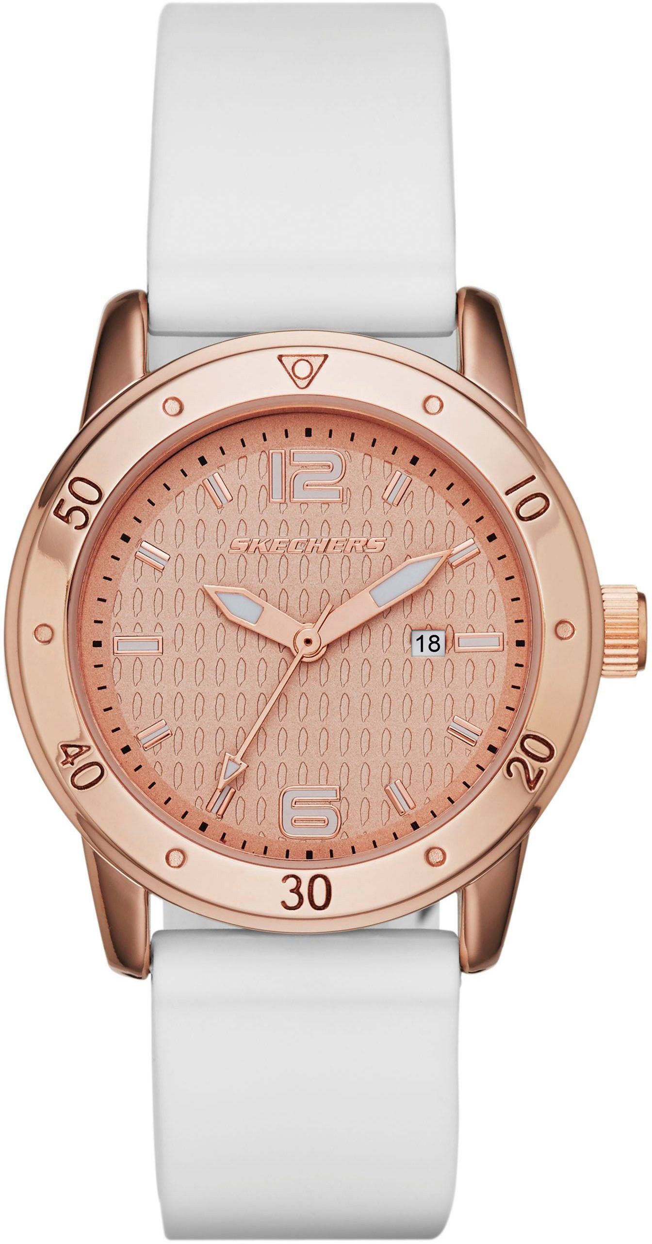 Skechers Quarzuhr REDONDO SR6053, Armbanduhr, Damenuhr, Silikonarmband, ana günstig online kaufen