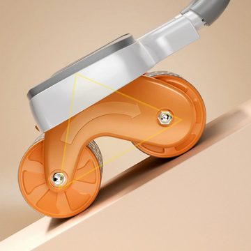 autolock AB-Roller Bauchtrainer Bauchmuskeltrainer Automatisches Rebound Ab Wheel (0-St), mit Ellbogenstütze Schaumstoff Griffen&Anti-Rutsch-Pads