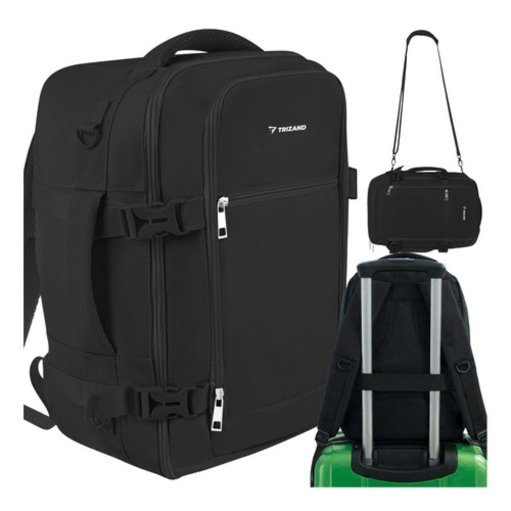 Trizand Reiserucksack Handgepäck 2-in-1 Rucksack (Spar-Set, 1-tlg., leichte Kabinentasche), 20L Volumen bieten Platz für alles Nötige