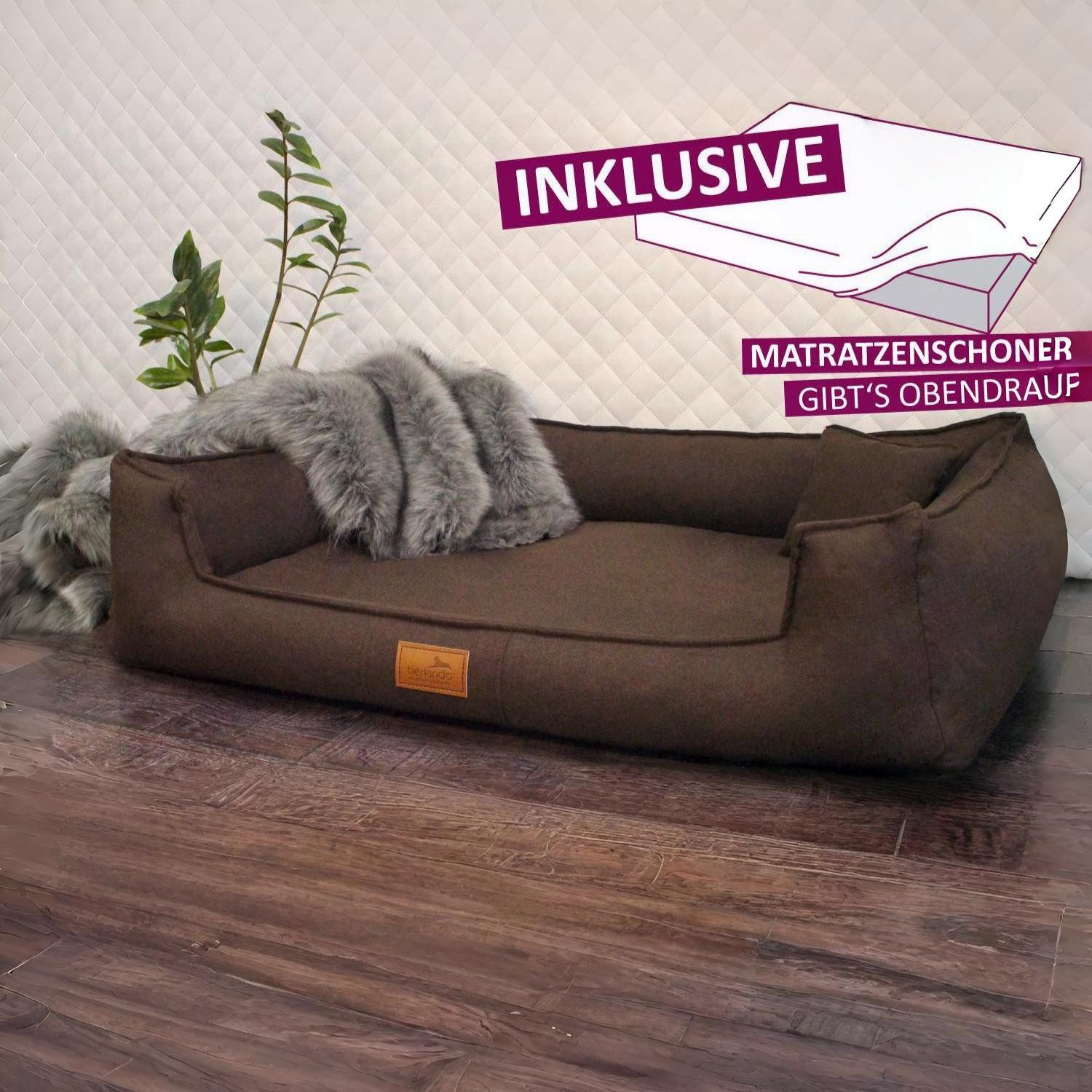 tierlando® Tierbett Orthopädisches Hundebett GOOFY Couture - inklusive Matr günstig online kaufen