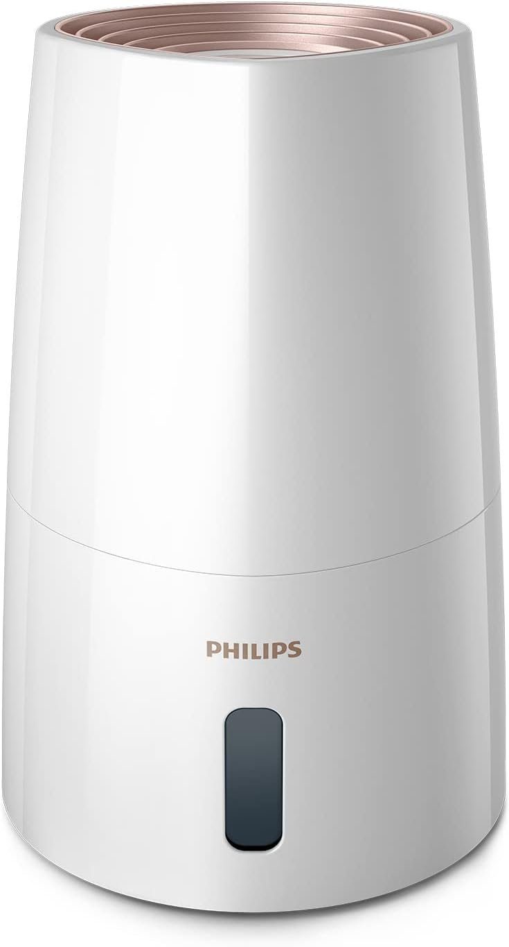Philips Luftreiniger Series 3000 Luftbefeuchter – für Räume, für 45 m²  Räume, NanoCloudTechnologie 3 Geschwindigkeitsstufen Sleep-Modus  3-Liter-Tank