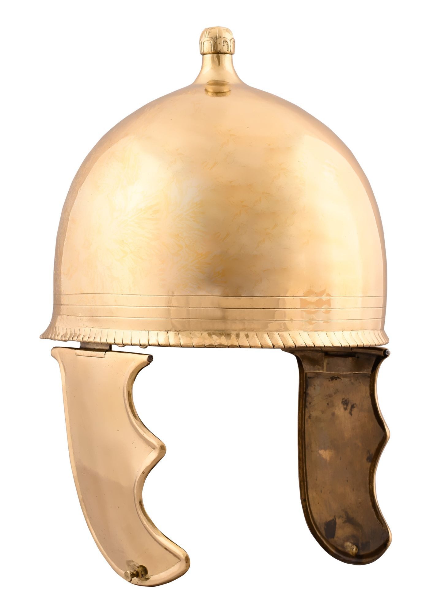 Ritter-Kostüm Ulfberth Republikanischer Montefortino-Helm, Messing, ca. 1,2 mm