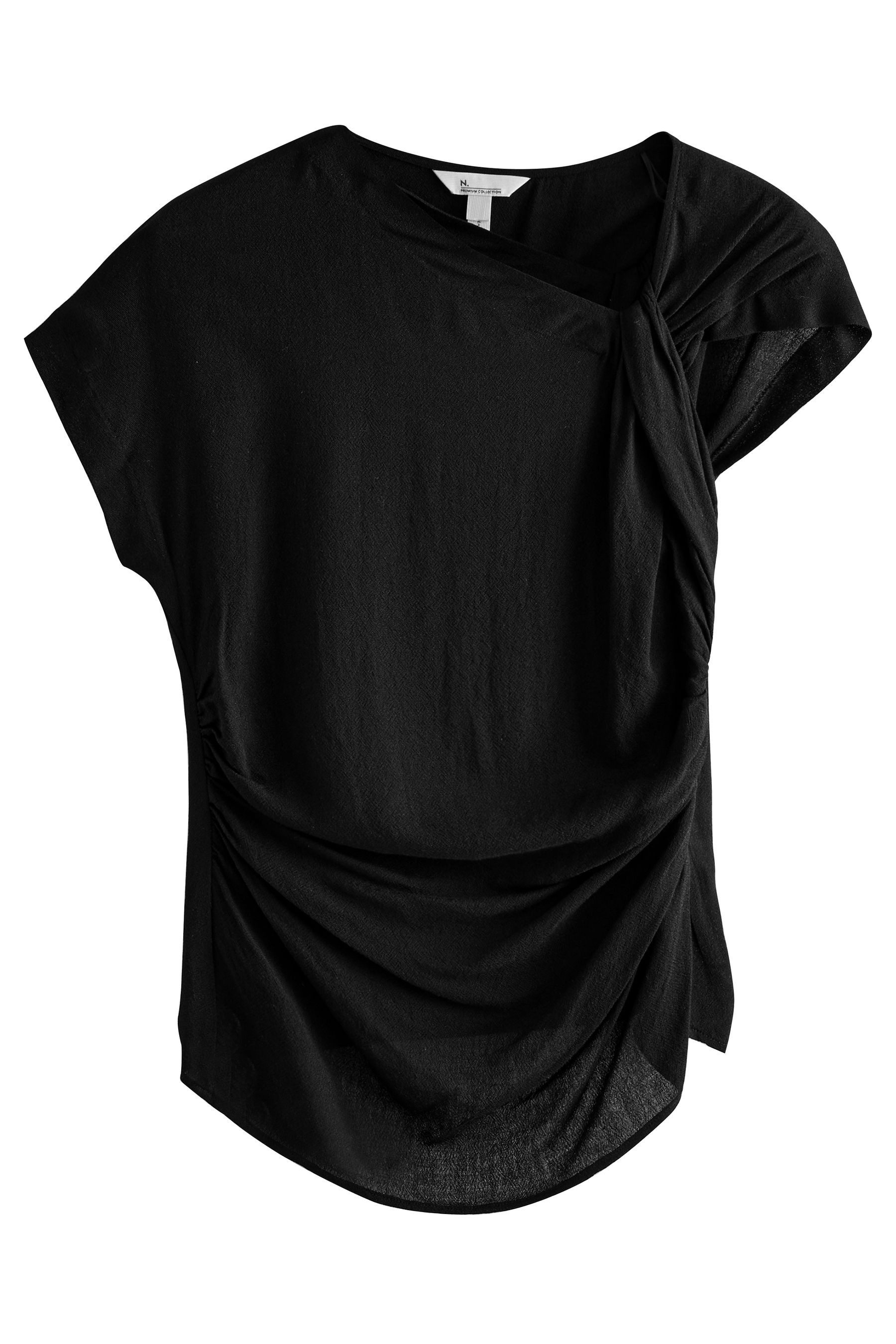 Next Blusentop Asymmetrisches Top mit gedrehtem günstig online kaufen