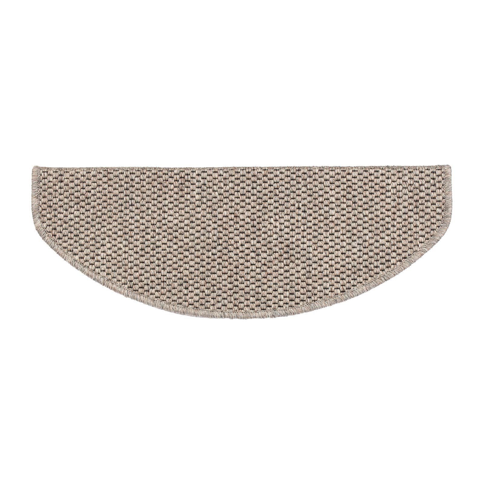 Floordirekt Stufenmatte Kalkutta, Erhältlich in 3 Farben & 3 Größen, Treppenschutz, Halbrund, Höhe: 5 mm