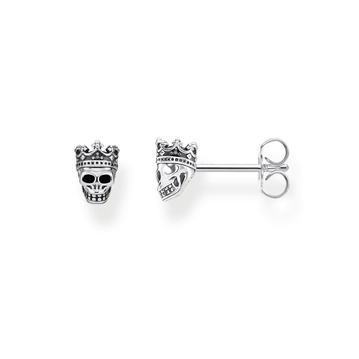 THOMAS SABO Paar Ohrstecker Ohrstecker Totenkopf König