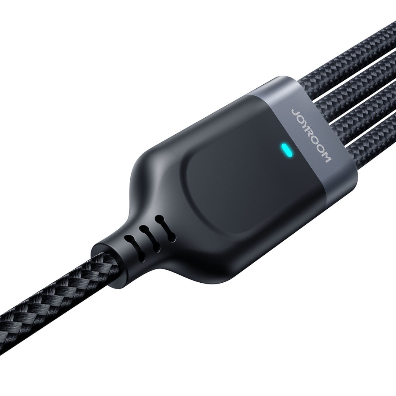 JOYROOM Multi-Use USB-Kabel, USB-A, Lightning, USB-C, Micro-USB, 4-in-1 Ladekabel mit Lightning, 2x USB-C & Micro-USB