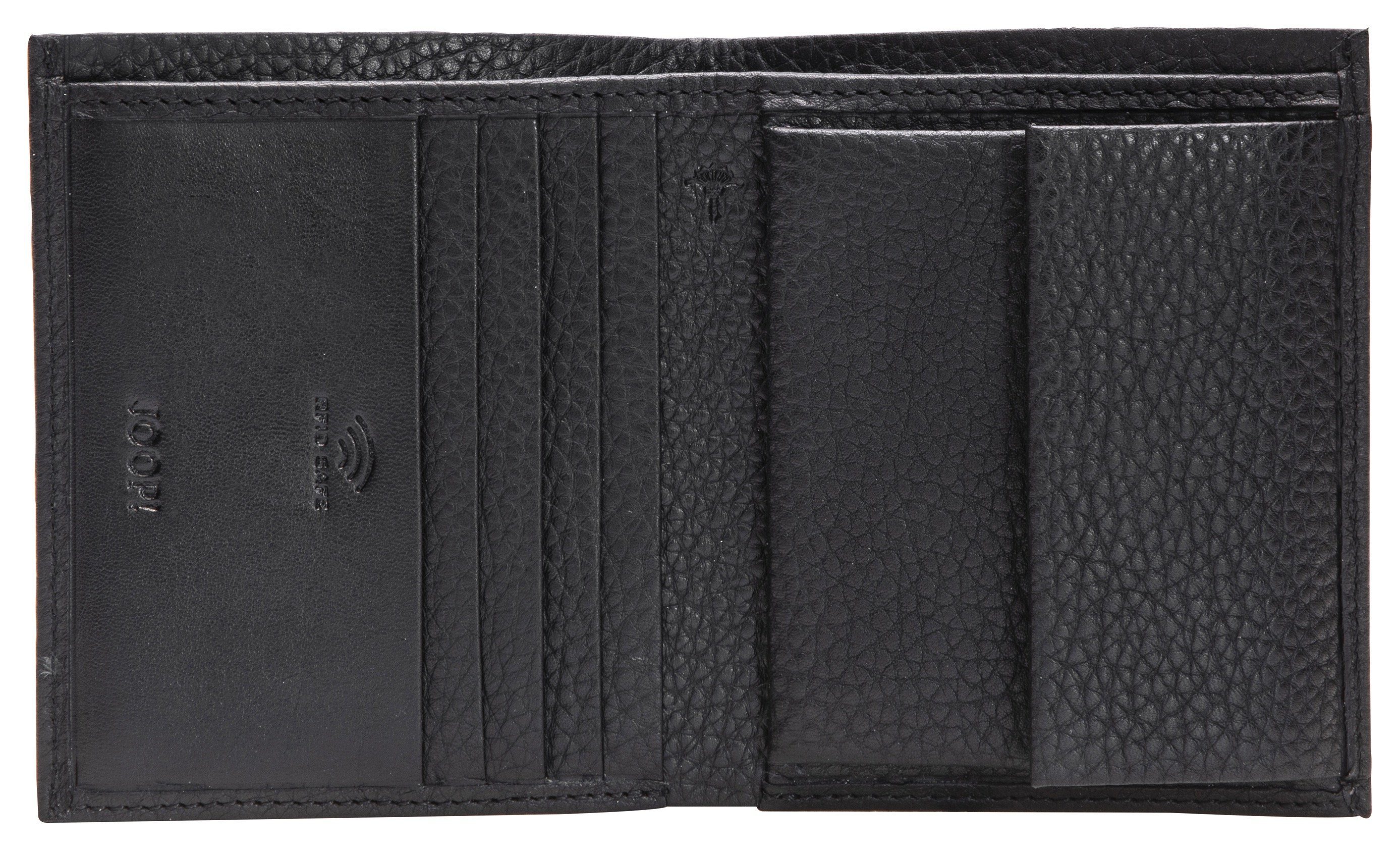 Joop! Geldbörse cardona Beschlägen Metall Black mit anthrazitfarbenem daphnis v6, aus billfold