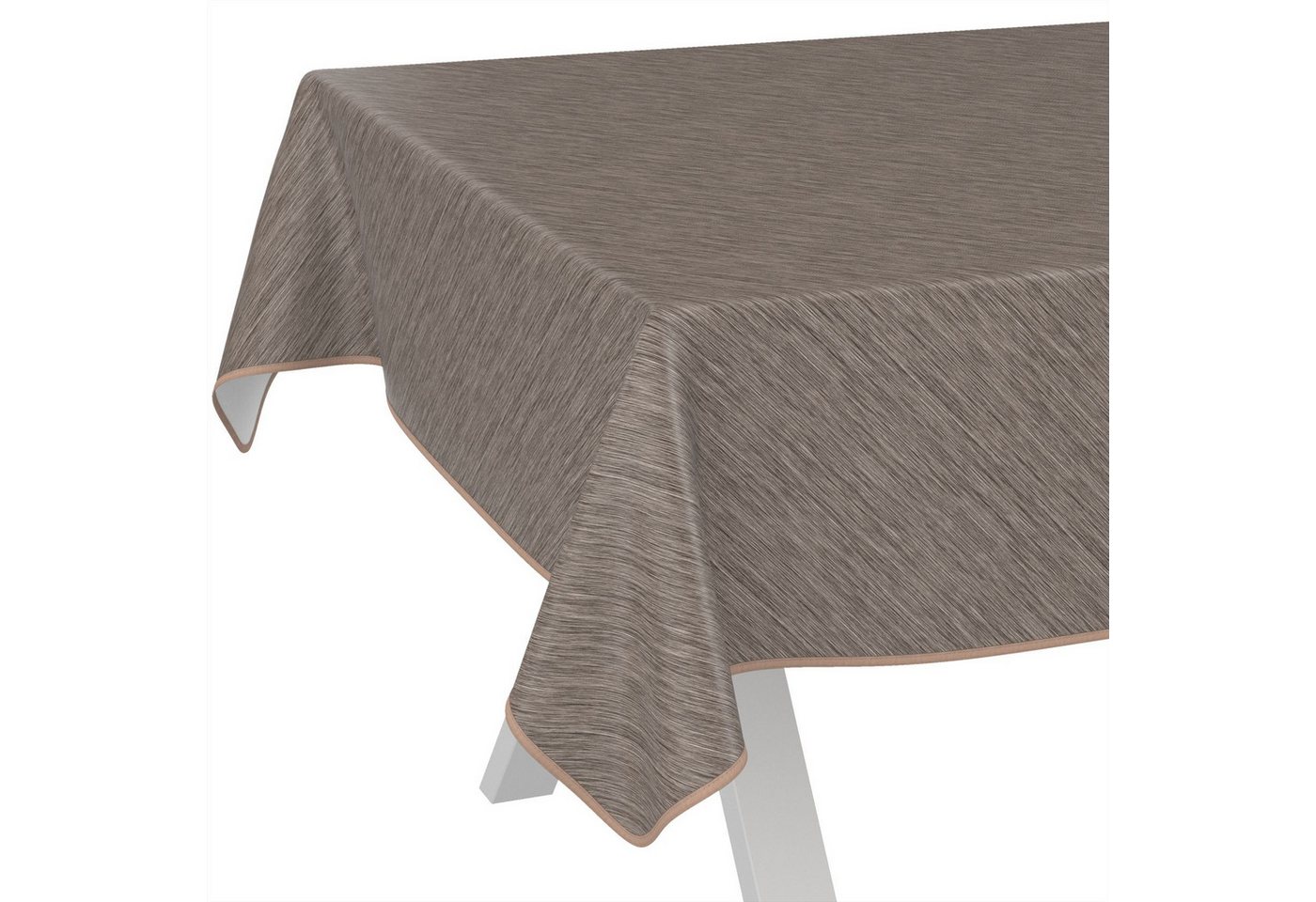ANRO Tischdecke Wachstuchtischdecke Gartentischdecke Wachstischdecke (Einzelstück 1-tlg), Glatt 140x100cm wasserabweisend mit Saum