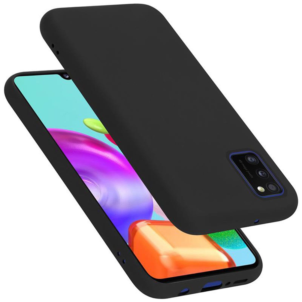 Cadorabo Handyhülle für Samsung Galaxy A41 Hülle Samsung Galaxy A41, Flexible Hülle TPU Silikon Schutzhülle Back Cover Case