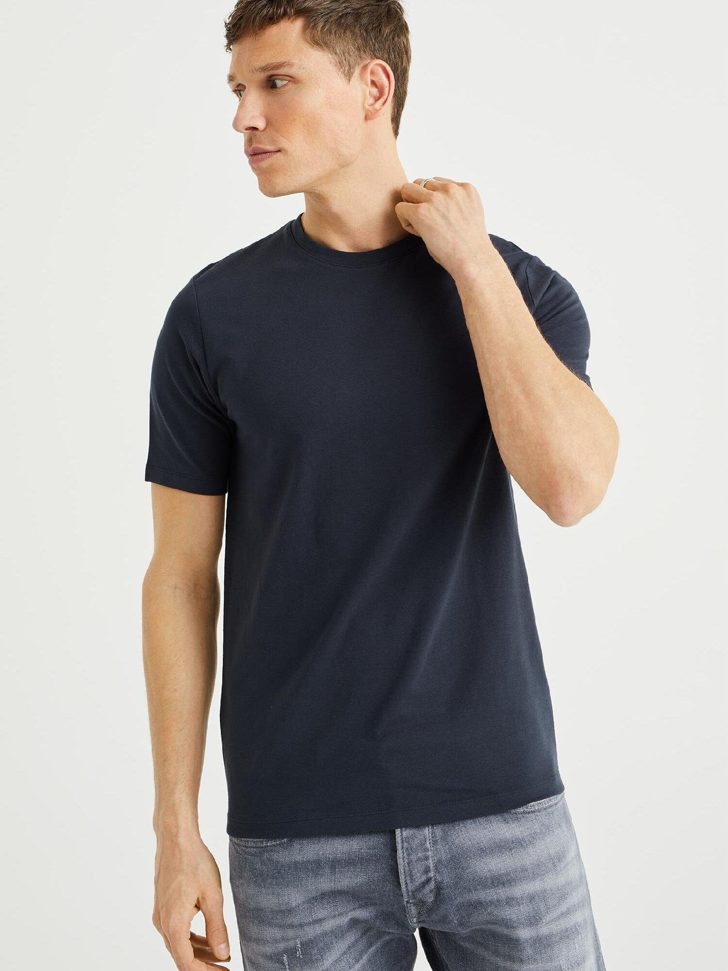 (1-tlg) T-Shirt WE Marineblau Fashion
