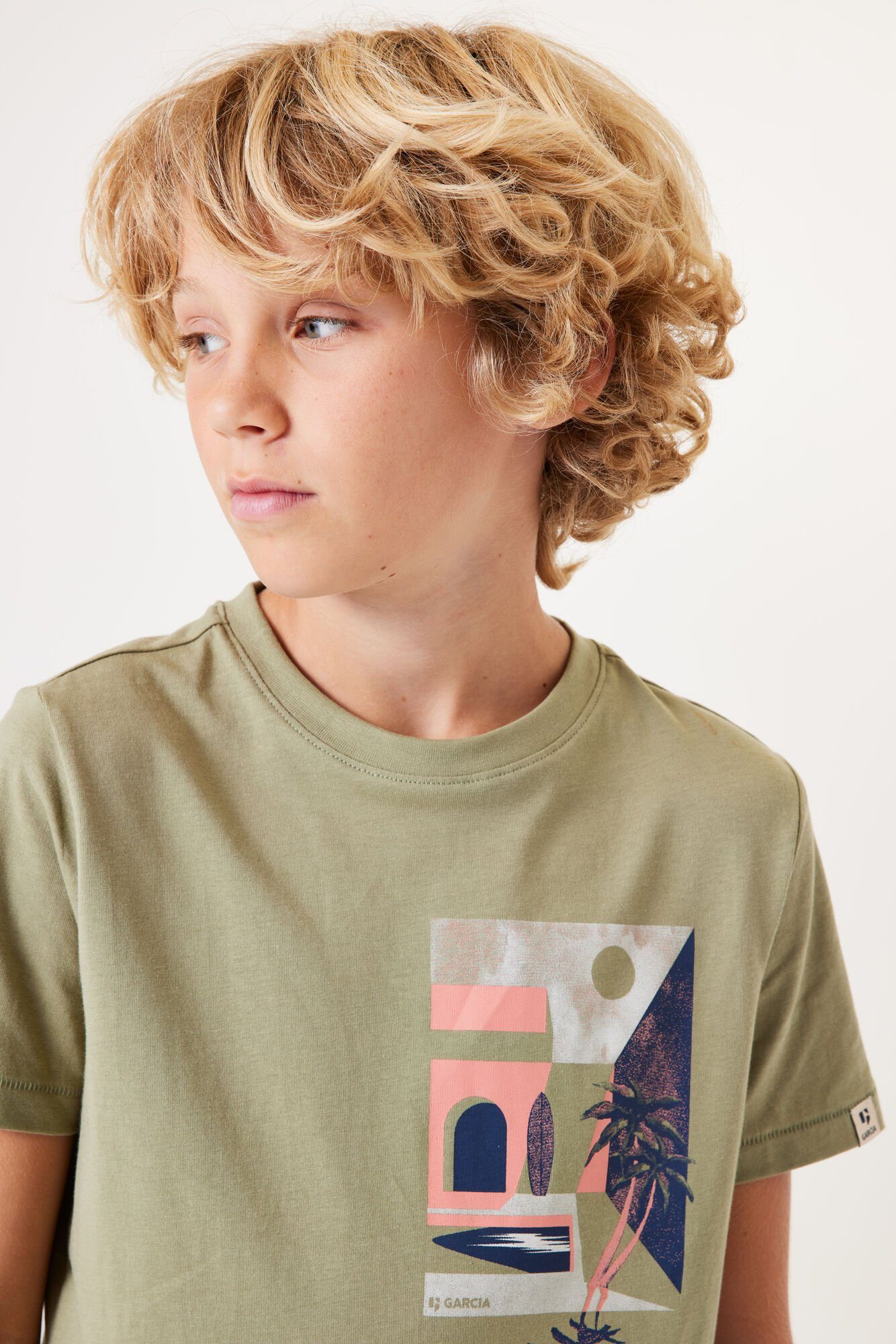 Garcia T-Shirt mit coolem Frontprint, for BOYS