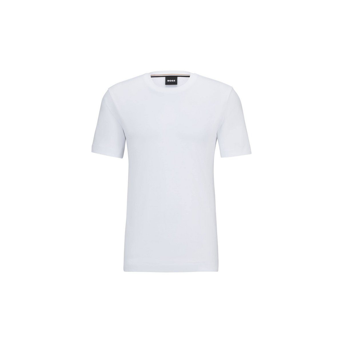 HUGO Rundhalsshirt uni (1-tlg) Weiß (100) | T-Shirts