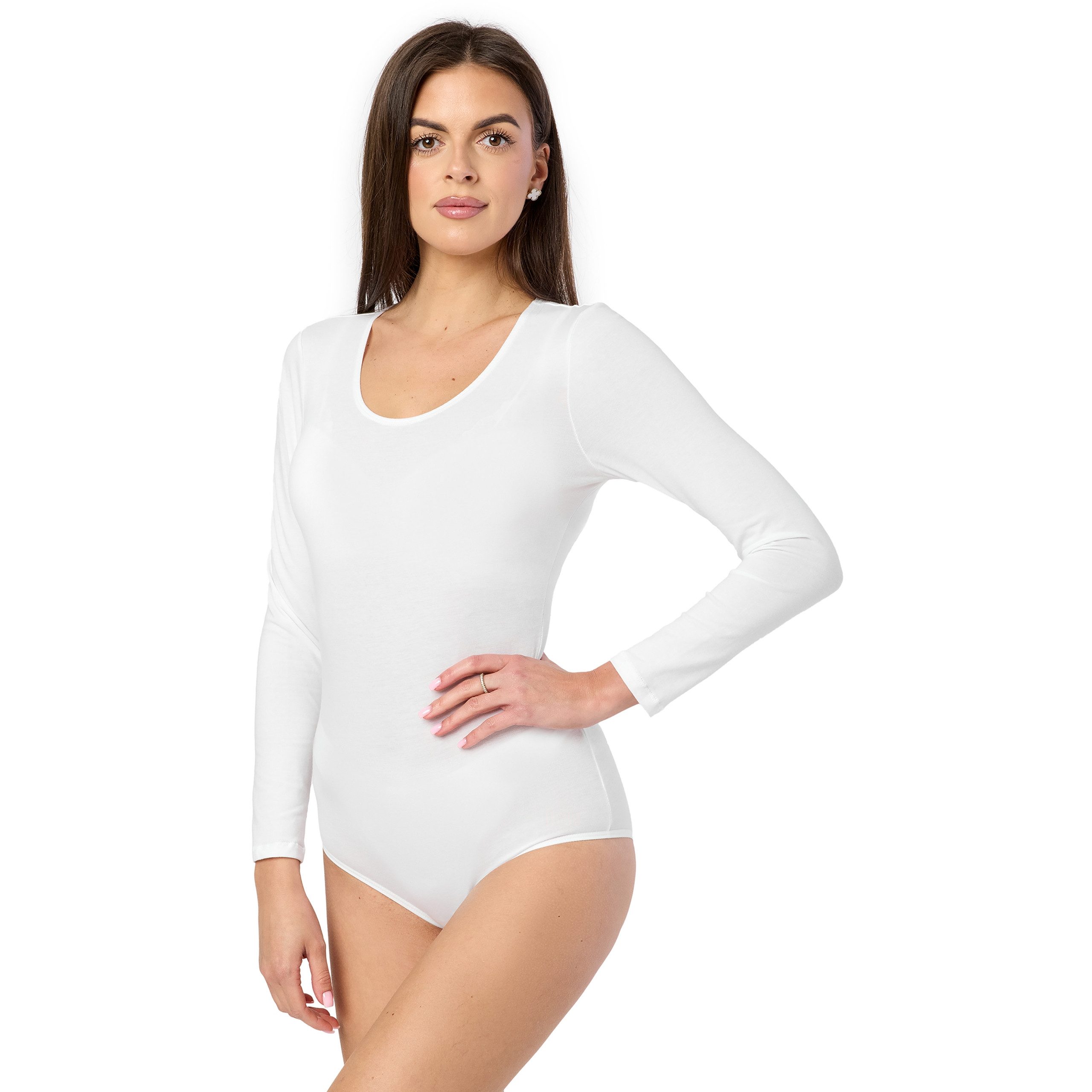 Body Damen Langarm Body BD900