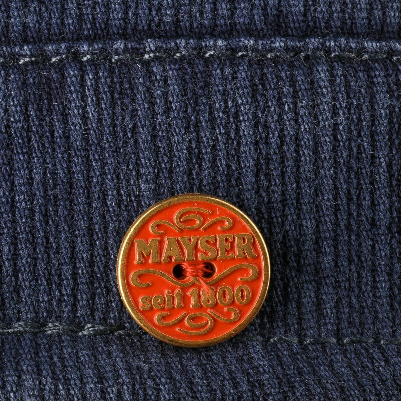 Mayser Baseball Cap (1-St) Cap Metallschnalle, Made in the EU