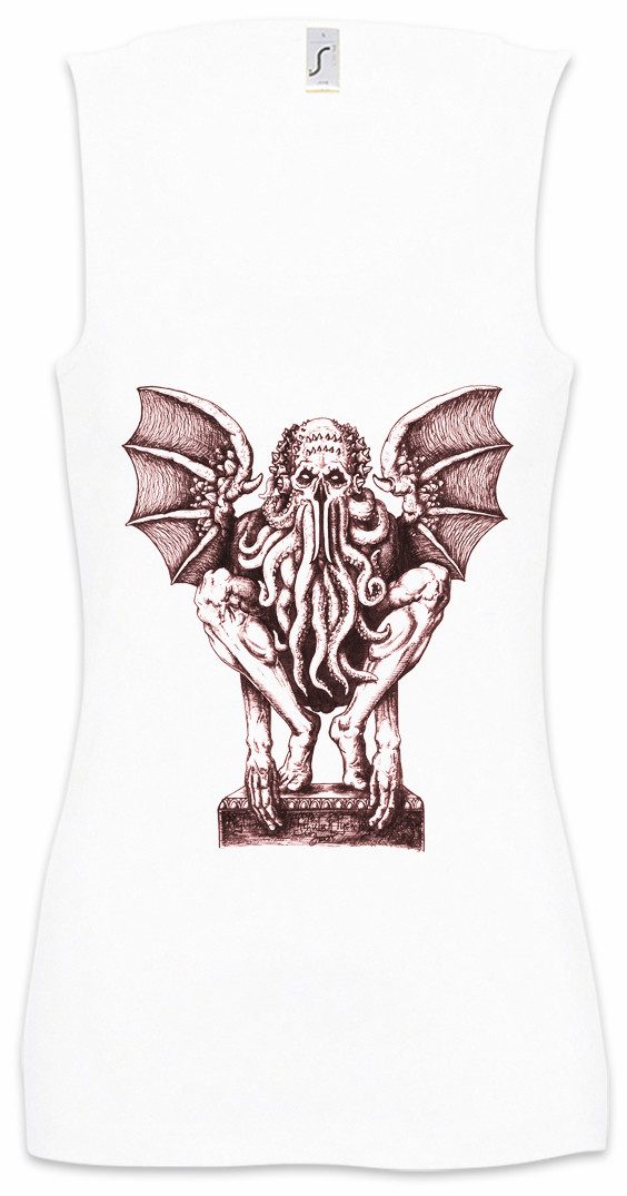 Urban Backwoods Tanktop Baphomet Cthulhu Ärmelloses Женщинам T-Shirt Cthulhu Call Horror Arkham Lovecraft R´LYEH Call Sign