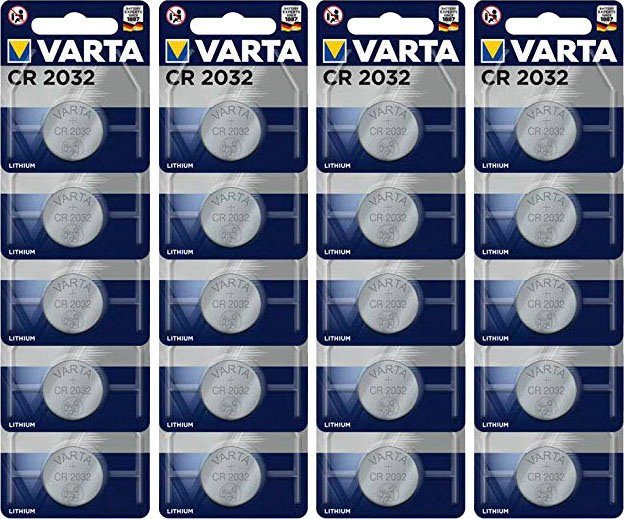 knopfzelle cr2032 varta