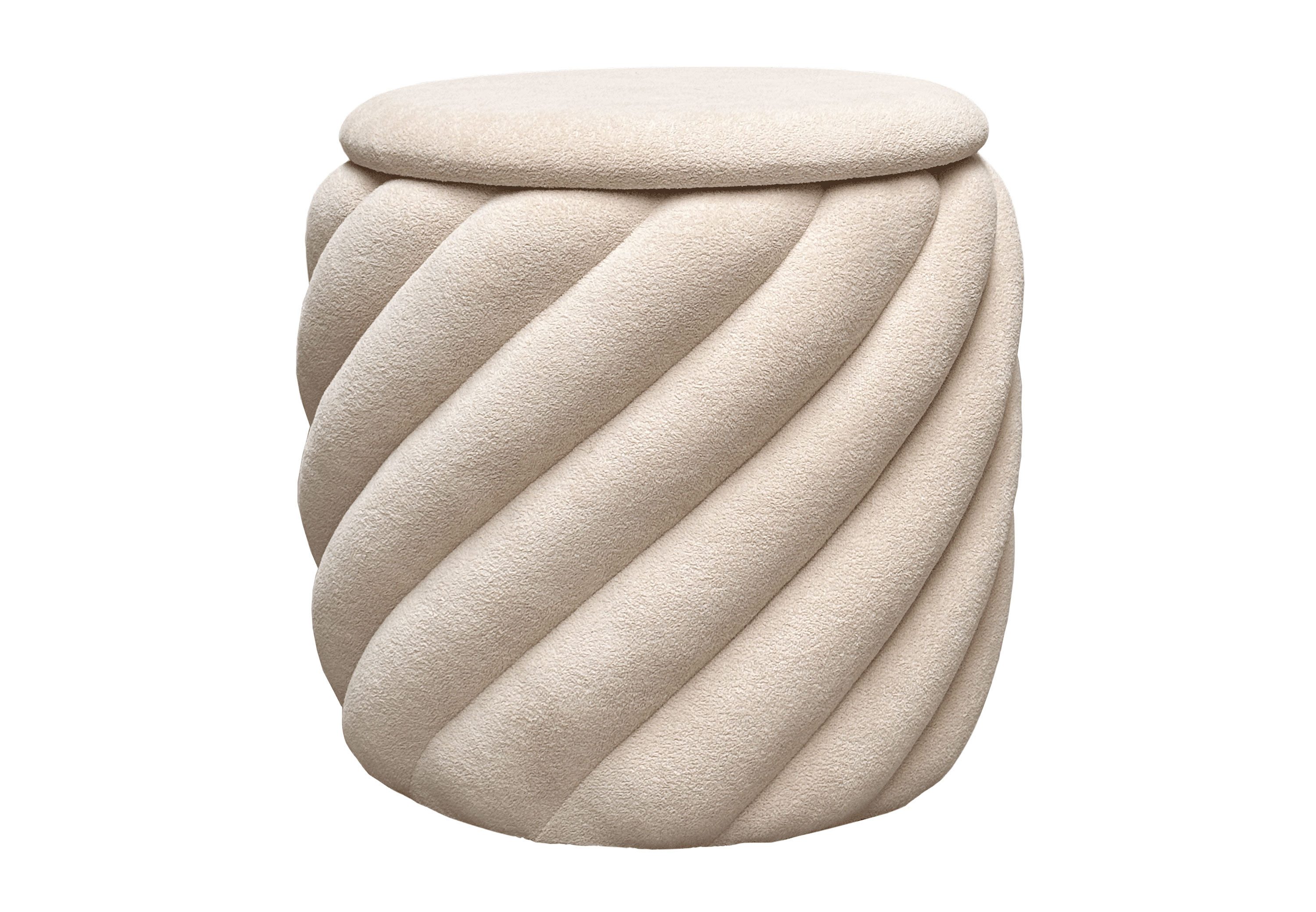 Lookway Hocker NOEL Gepolsterter Pouf mit Stauraum – Aufklappbarer Sitzhock günstig online kaufen