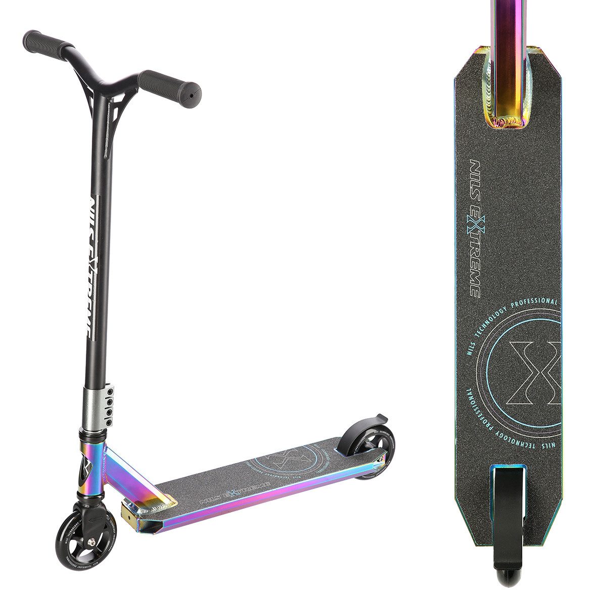 Tretroller Stuntroller Cityroller Rainbow Scooter Roller