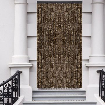 Türvorhang Flauschi, Arsvita, Ösen (1 St), Flauschvorhang 160x185 cm in Meliert beige - braun, viele Farben