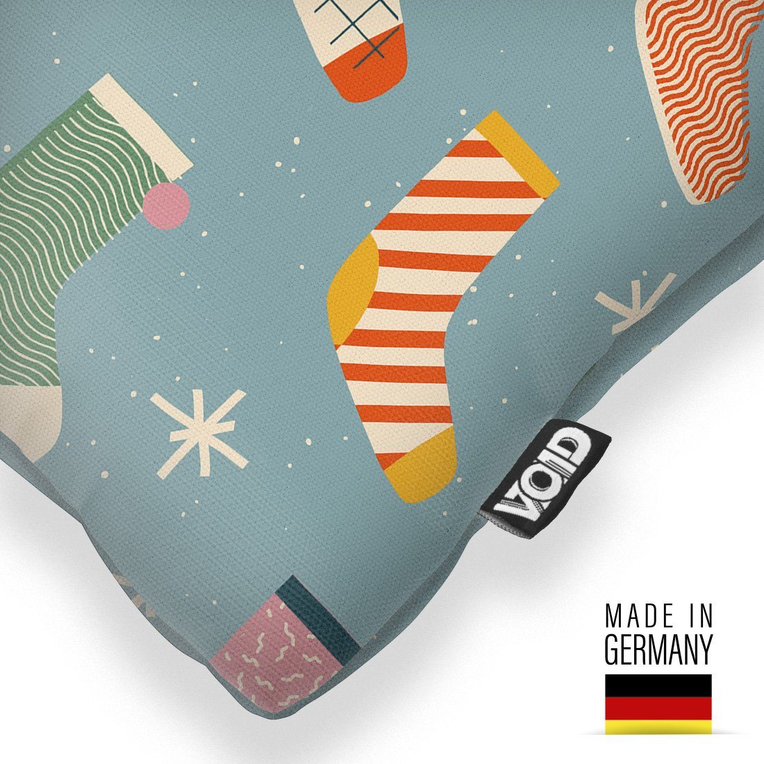 VOID Kissenbezug, (1 Stück), Vintage Weihnachtssocken günstig online kaufen