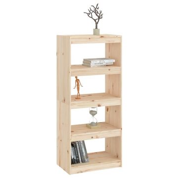 furnicato Bücherregal Raumteiler 60x30x135,5 cm Massivholz Kiefer