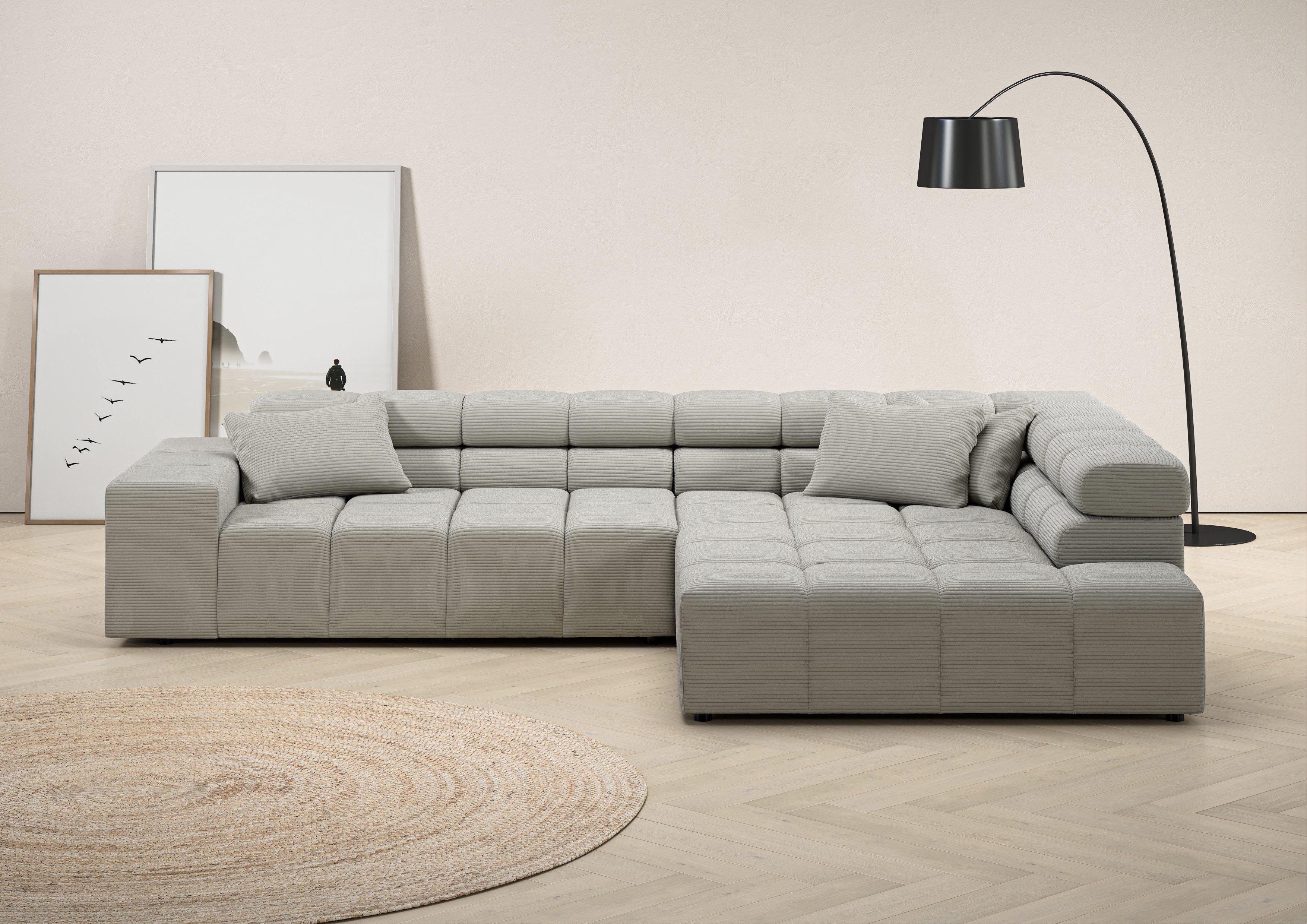 INOSIGN Ecksofa "Ancona incl. Kopfteilverstellung, OTTOs Choice, Breite 319 günstig online kaufen