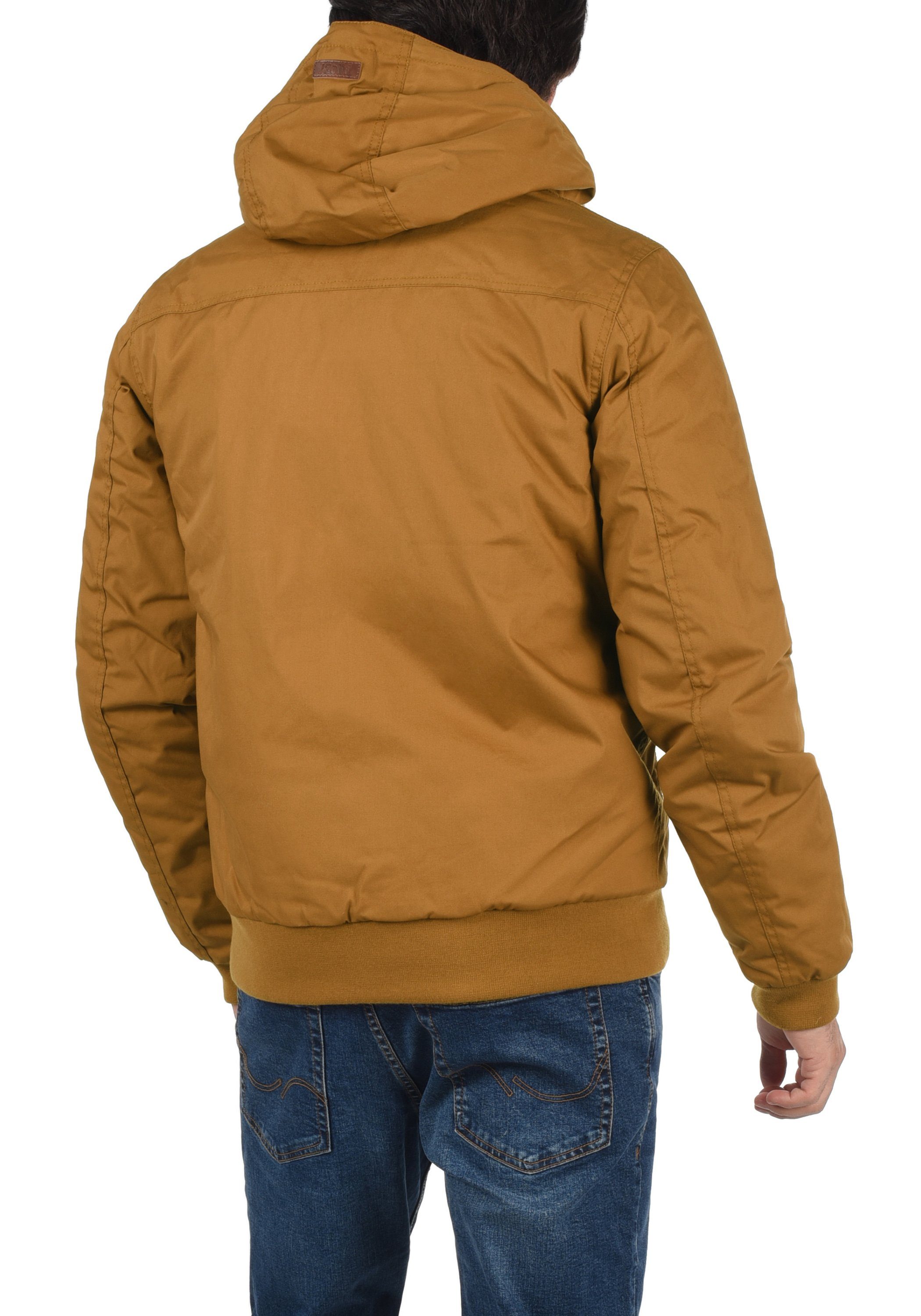 Kurzjacke !Solid SDTilly mit (5056) Reißverschlüssen Übergangsjacke Cinnamon kontrastfarbenen