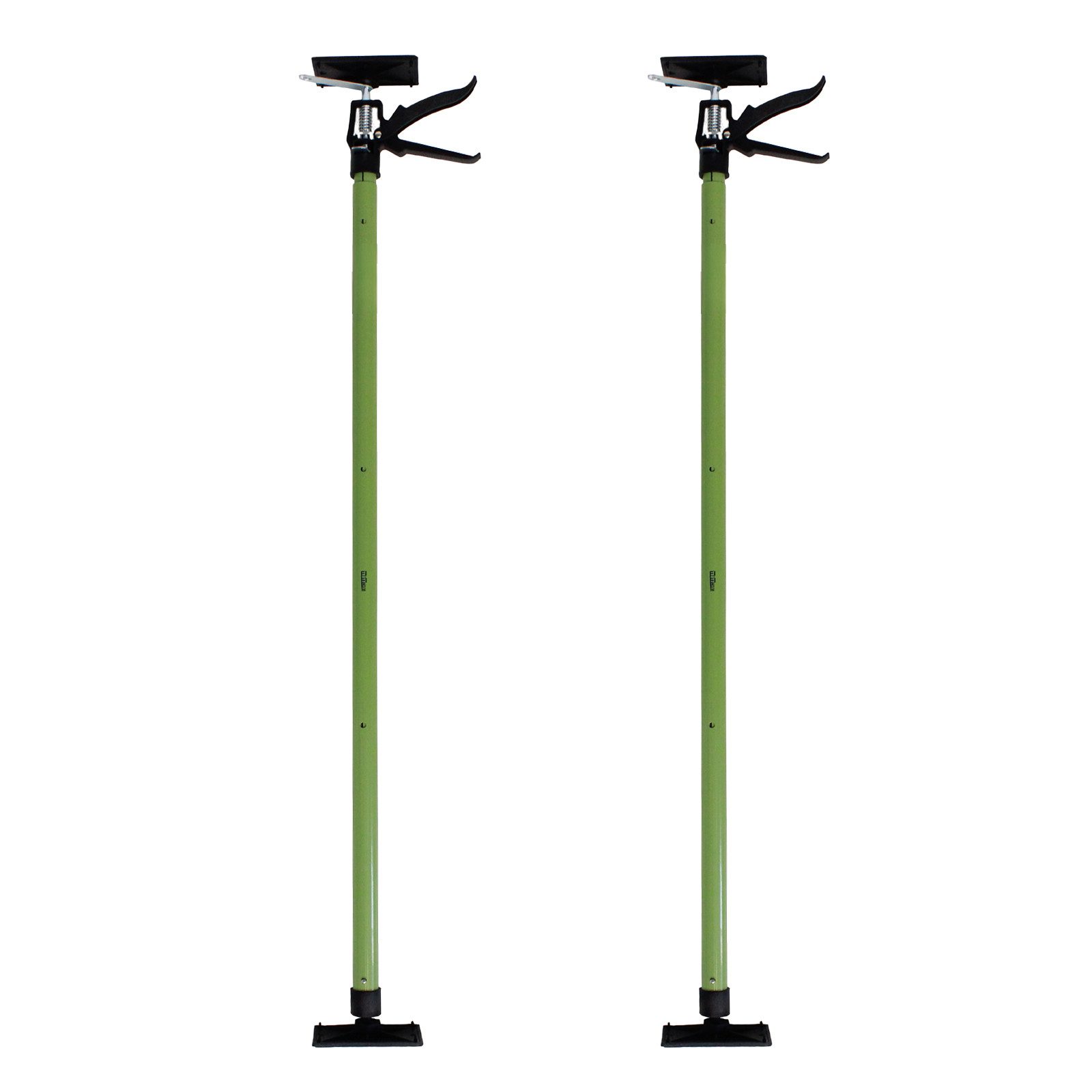 TRUTZHOLM Montageklemme 2 x Einhandstütze Montagestütze Deckenstütze Teleskopstütze bis 290cm, B: 8 cm, (2-tlg), Stützlast bis 30 Kg