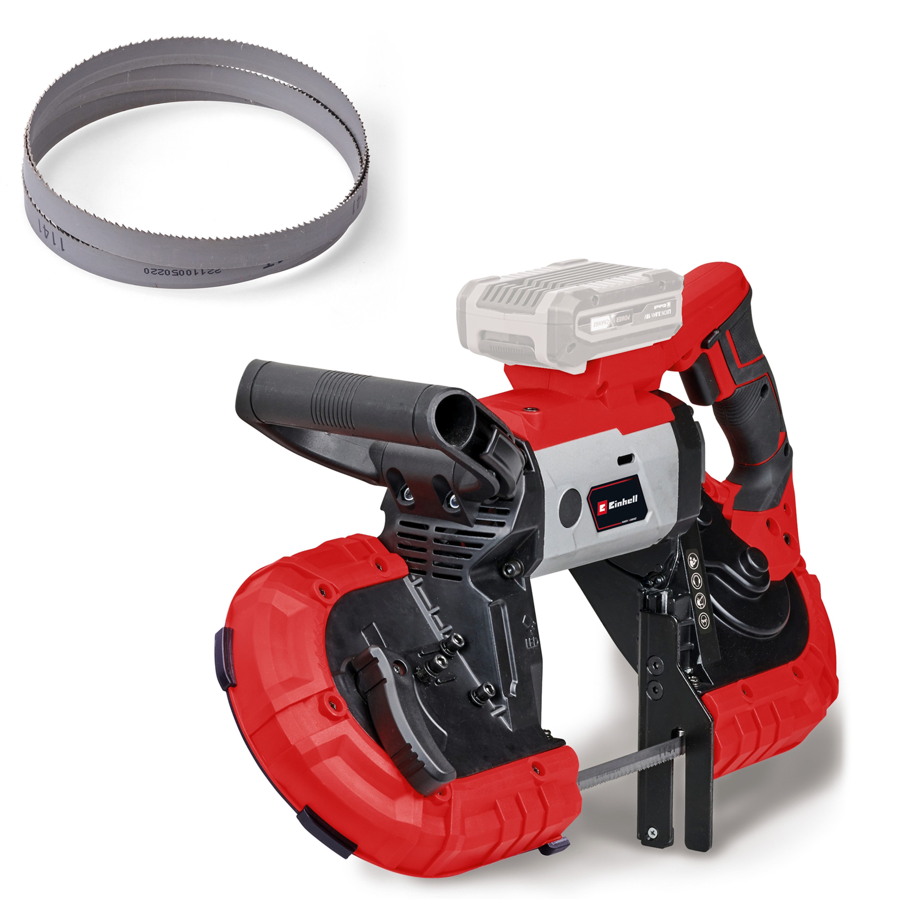 Einhell Akku-Bandsäge TE-MB 18/127 Li-Solo, ohne Akku und Ladegerät