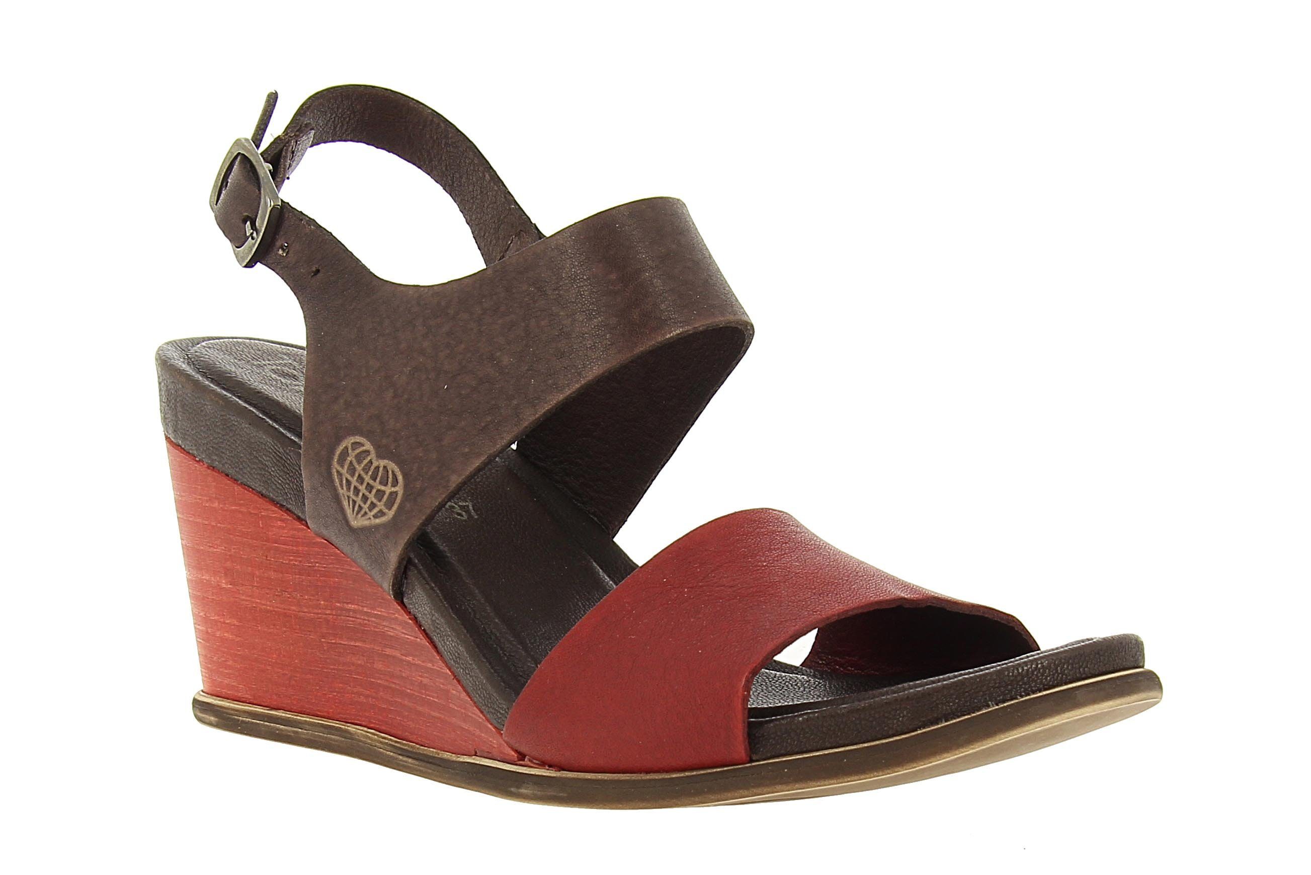 TakeMe Shoes Damen Leder Keilsandale Etna günstig online kaufen