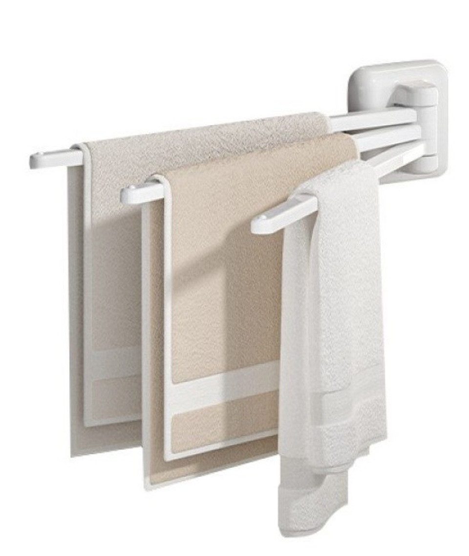 Creliv Handtuchhalter Drehbarer, gestufter Handtuchhalter, Selbstklebend, 1 günstig online kaufen