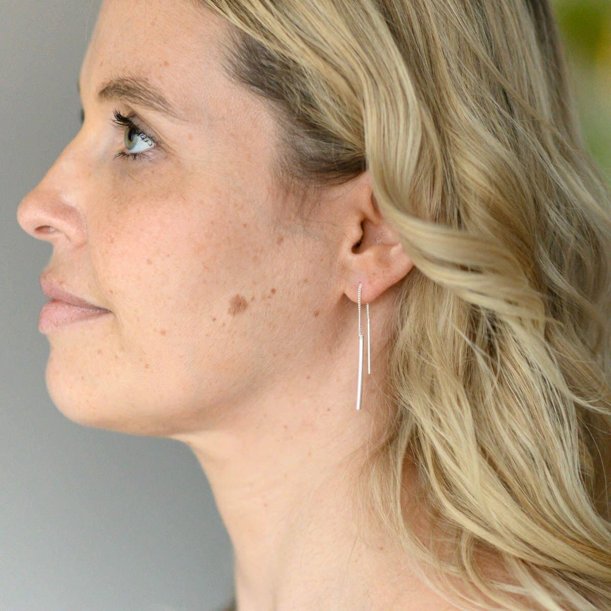 Materia Paar Ohrhänger Damen Durchzieher Stäbchen günstig online kaufen