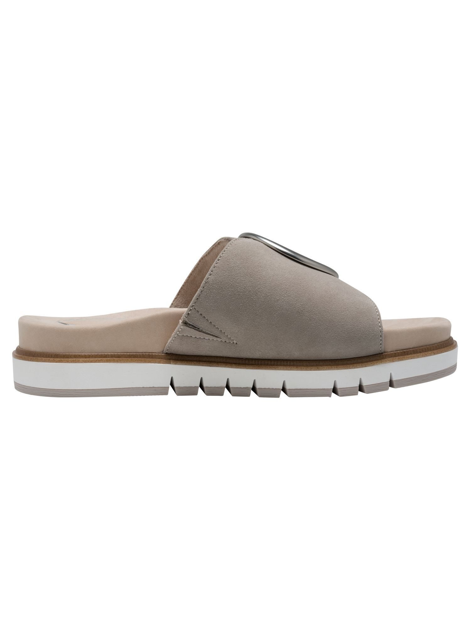Tamaris WIDE FIT MultiAdjustable, comfortFit aus Leder Pantolette MultiAdjustable