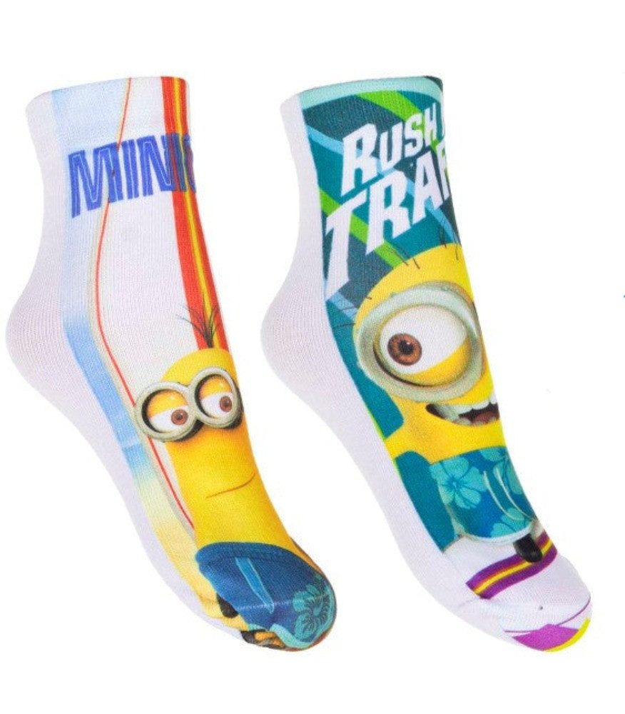 Tinisu Socken Minions Socken 2 Paar Unisex-Socken Outdoor-Socks