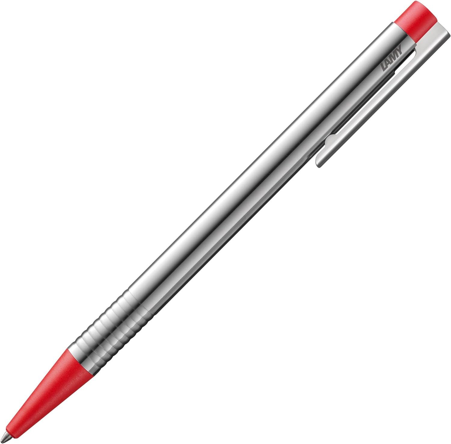 LAMY Ручки logo matt [205], Druckkugelschreiber, Großraummine, abgefederter Stahlclip